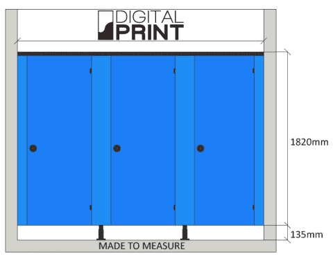 Total Cubicles | Printed Cubicles | Bespoke Toilet Cubicles