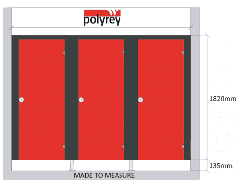 Toilet Cubicles Polyrey